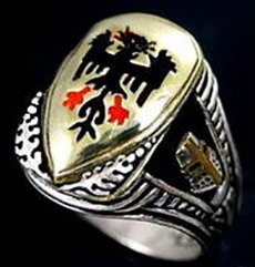 Double-Headed Eagle Signet Ring